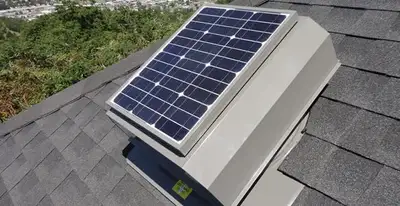 attic fan installation services with energy-efficient roof-mounted ventilation system in Boise, ID