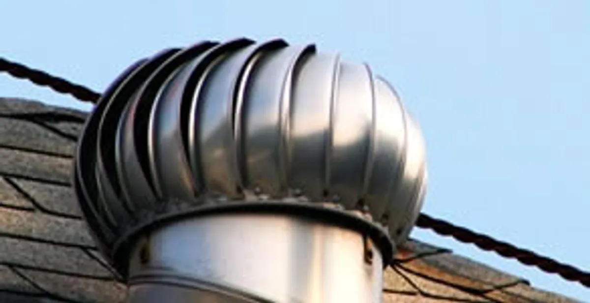 attic fan installation services with professionally installed roof ventilation unit in Boise, ID