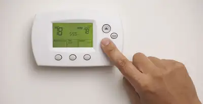 Digital thermostat installation with precise temperature programming in Boise, ID