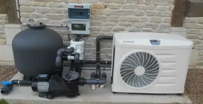 electric heater installation services with connected outdoor heating system equipment in Boise, ID