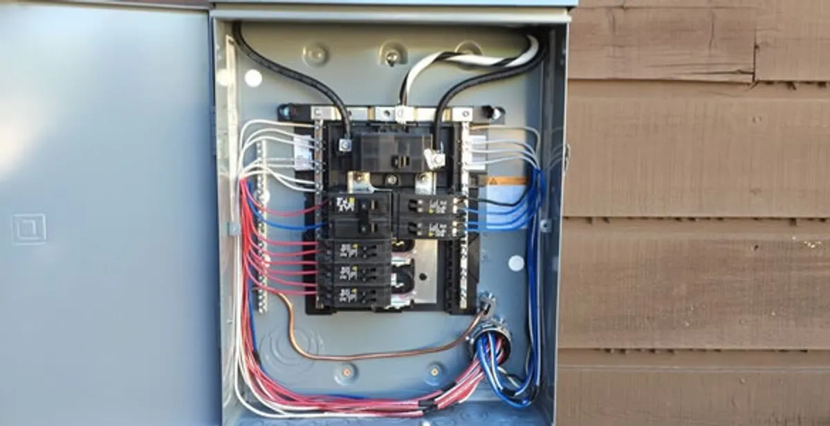 electrical panel upgrade service featuring newly installed electrical panel wired by licensed electricians in Boise, ID