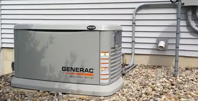 generator installation service featuring outdoor standby generator setup by licensed electricians in Boise, ID