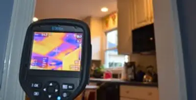 home energy audit service using thermal imaging to evaluate electrical efficiency inside a home in Boise, ID