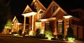 landscape lighting installation services enhancing residential exterior lighting in Boise, ID