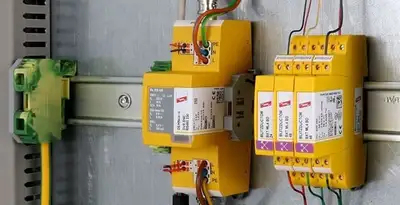 lightning surge protection system with surge suppressors installed by electrical service professionals in Boise, ID