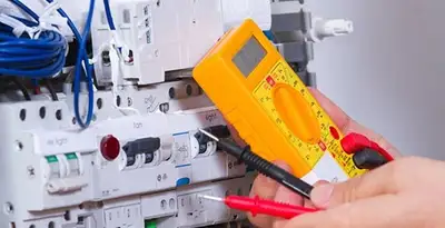 Residential electrician testing home electrical panel for safety and performance in Boise, ID