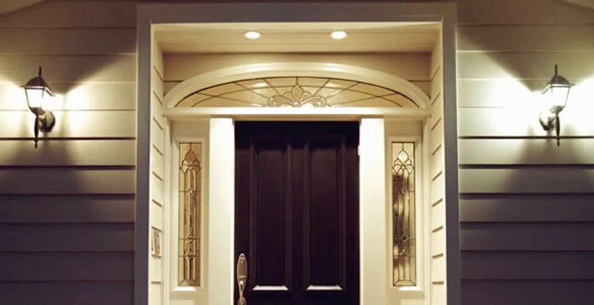 security light installation services with professionally installed entryway lighting in Boise, ID