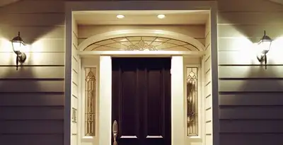 security light installation services with professionally installed entryway lighting in Boise, ID